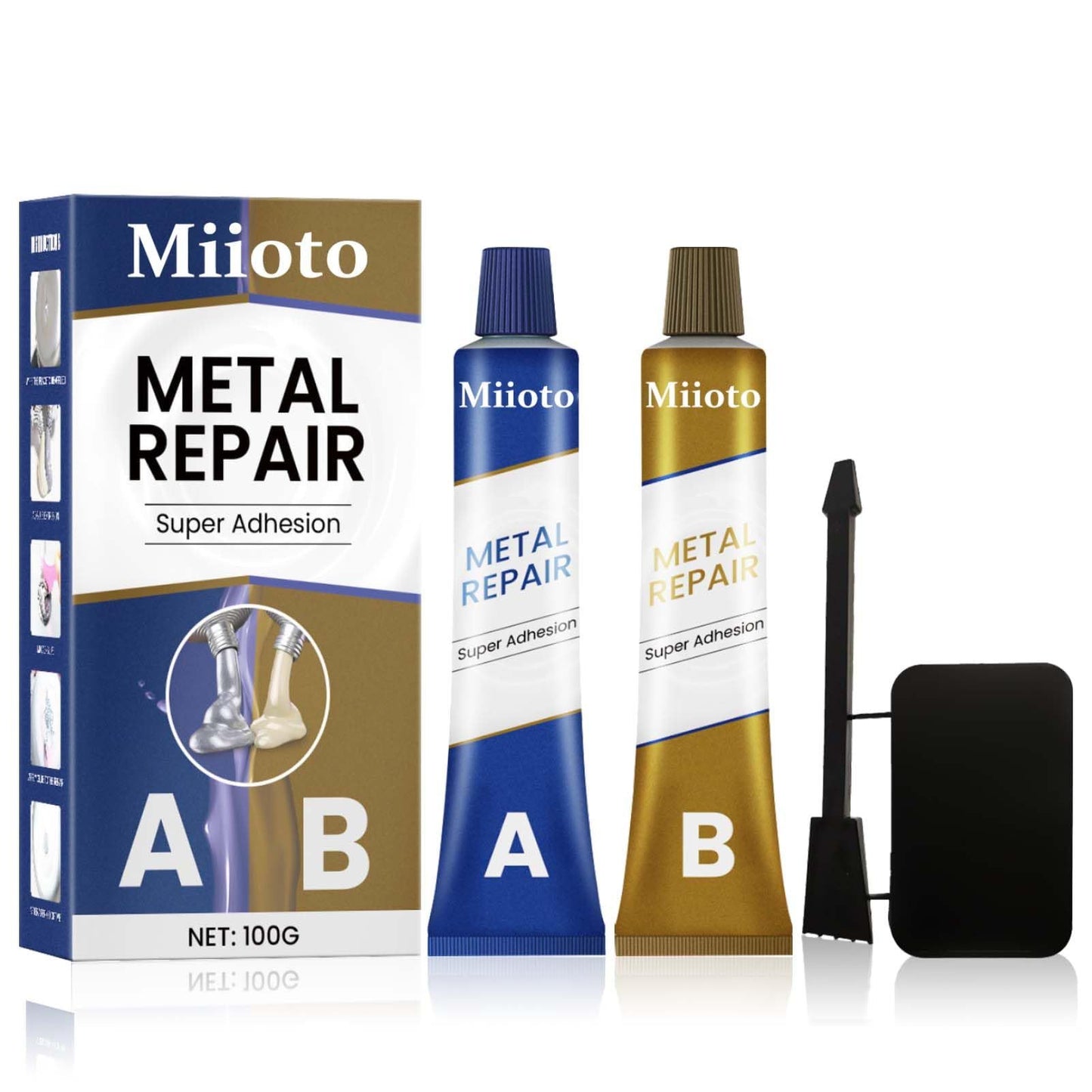 🔩 Colle Métallique AB – Réparez sans soudure en quelques minutes !