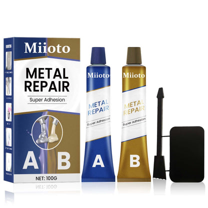 🔩 Colle Métallique AB – Réparez sans soudure en quelques minutes !