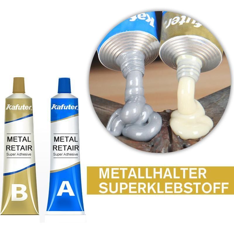 🔩 Colle Métallique AB – Réparez sans soudure en quelques minutes !